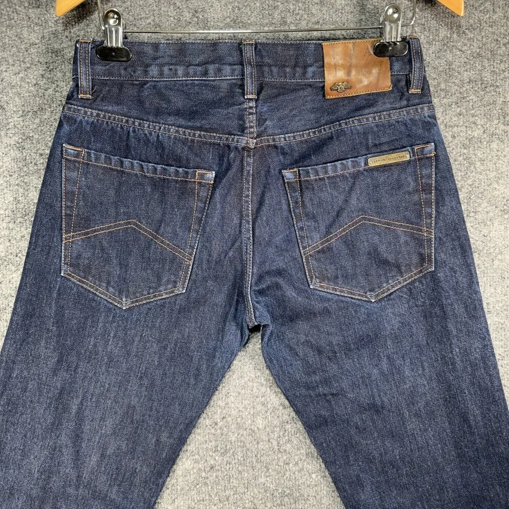 Armani Exchange Z Holiday Jeans Men's 31x32 Straight Leg Regular Fit Blue Denim